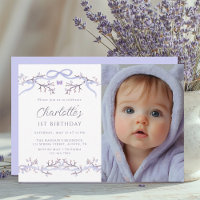 Lavender Spring Garden 1er Anniversaire Photo