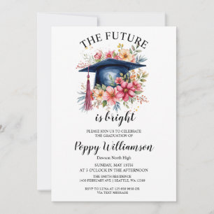 Invitation L'Avenir Est Une Bonne Fête De La Graduation