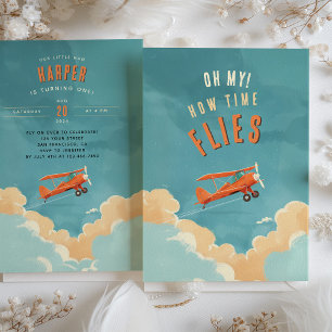 Invitation L'aventure Attend - Premier Anniversaire de l'Avio