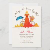 L'aventure commence Bicyclette Mariée Enterrement