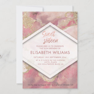 Invitation Laveuse d'aquarelle moderne