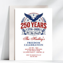 Le 250e anniversaire de l'Amérique - BBQ familial
