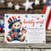Le 4 juillet, baby shower d'attente patriotique