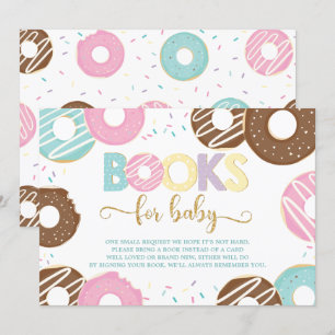 Invitation Le Baby shower aux noix de beigne apporte une cart