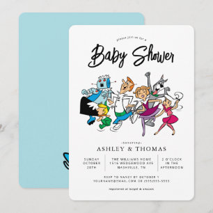 Invitation Le Baby shower Jetsons