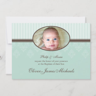Invitation LE BAPTÊME INVITE :: béni 1L