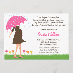 Invitation Le bébé arrosent l'invitation de douche pour le