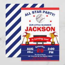 Le Big One Baseball, Petit Garçon Slugger Annivers