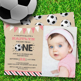 Invitation Le Big One | Football 1er anniversaire photo