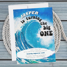 Invitation Le Big One Ocean Surfing Vague 1er Anniversaire