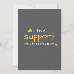 Invitation le cancer de l'enfance être un bon soutien Faire-p