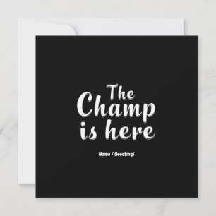 Invitation Le Champ est ici Imaginaire Football & Sports