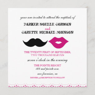 INVITATION LE CHAPLIN - FUCHSIA