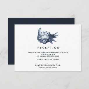 Invitation Le coquillage bleu   Salle De Réception De Mariage