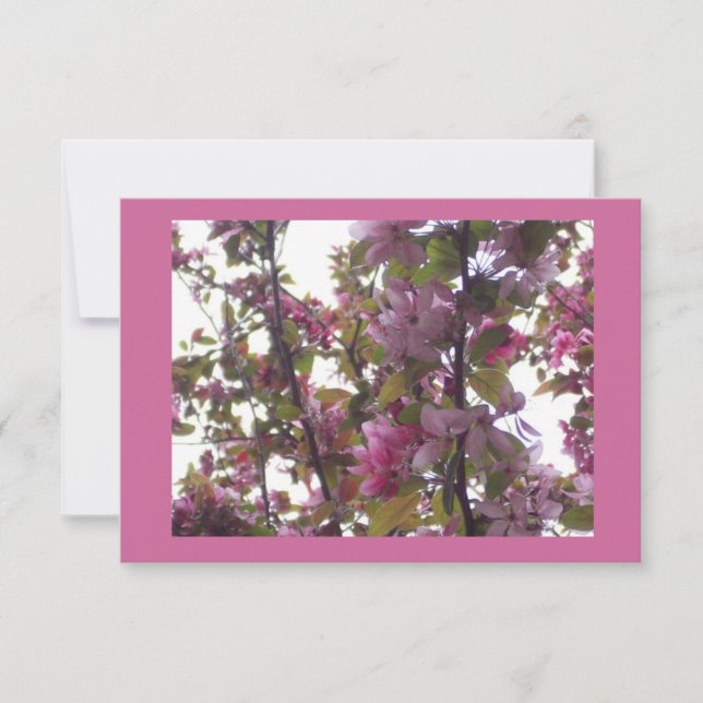 Invitation Le déjeuner des dames avec l'invitation de fleurs (Devant)