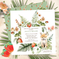 Le délicieux Baby shower de Fox de la nature