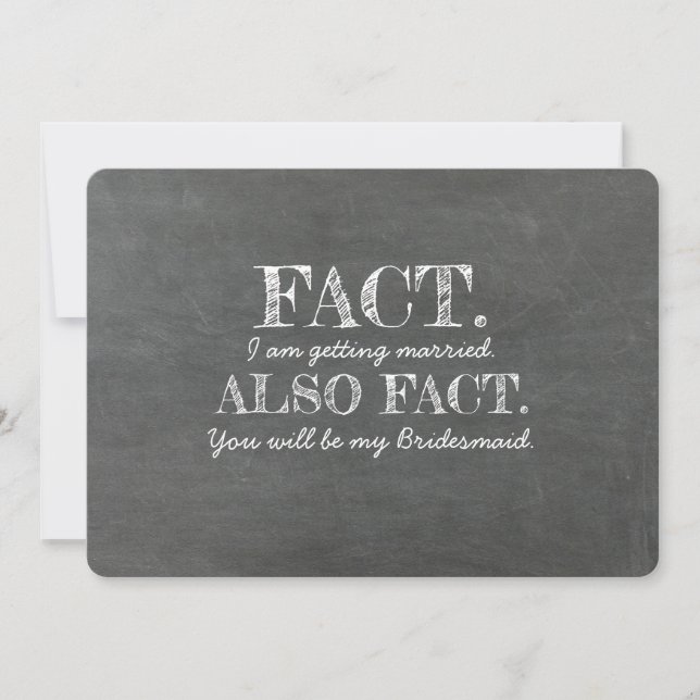 Invitation Le Fait Que Vous Serez Ma Servante D'Épouse (Devant)