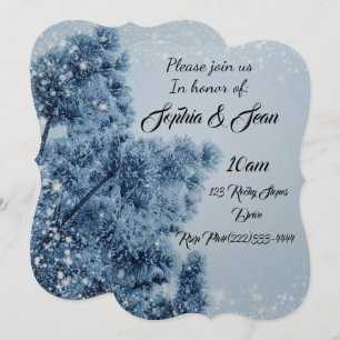 Invitation Le Flocon De Neige Personnalise La Destinée Destin
