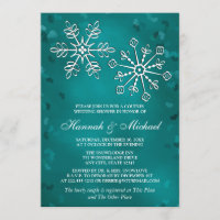 LE FLOCON DE NEIGE TURQUOISE COUPLE LE WEDDING