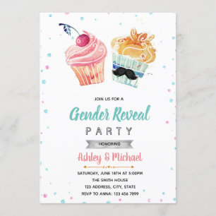 Invitation Le genre de petit pain de petit gâteau ou de