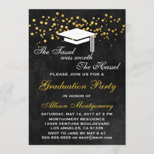 Invitation Le gland a valu l'invitation de diplômé de dispute