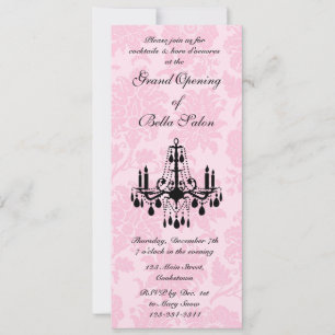 Invitation Le Grand Damas victorien, rose