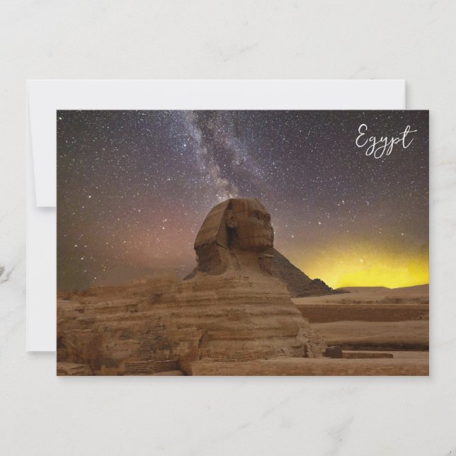 Invitation Le Grand Sphinx De Gizeh (Devant)