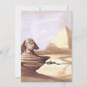 Invitation Le Grand Sphinx, Pyramides de Gizeh