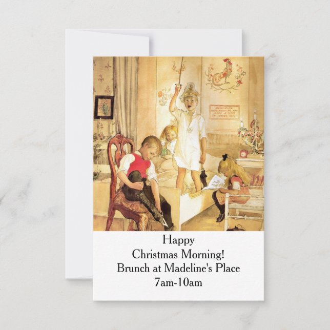 Invitation Le Jour Christmas de la Nursery (Devant)