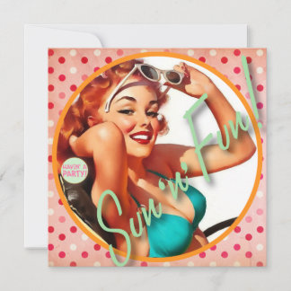 Invitation Le kitsch Bitsch : Amusement de Sun "n"