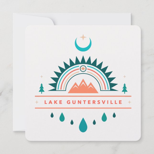 INVITATION LE LAC GUNTERSVILLE ALABAMA (Devant)