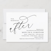 Le Lendemain, Célébration de Brunch Après-Mariage