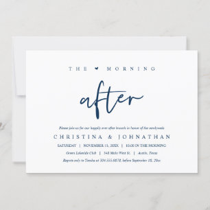 Invitation Le Matin Après, Heureusement Jamais Après Brunch