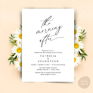 Invitation Le Matin Après, Heureusement Jamais Après Brunch