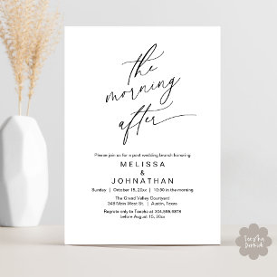 Invitation Le matin suivant, Romantic Post Mariage Brunch