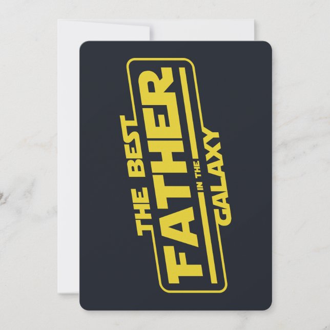 Invitation Le Meilleur Père Dans Le Cadeau De Fête des pères  (Devant)