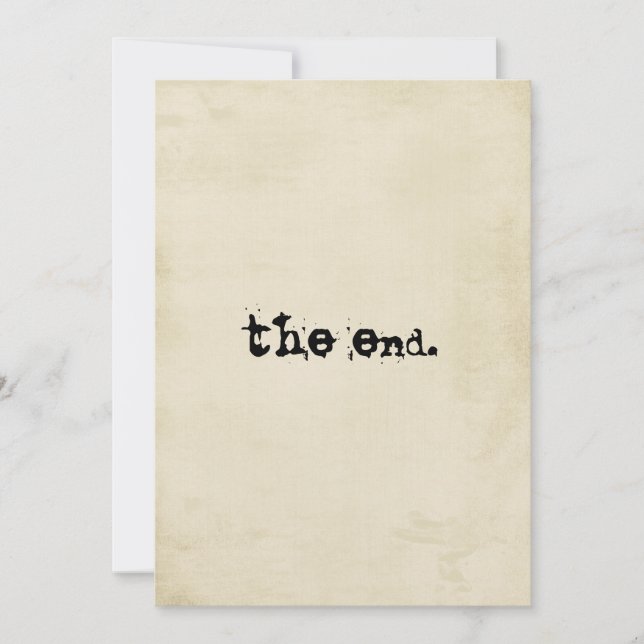 Invitation Le monde de l'apocalypse met fin à la prophétie ma (Devant)