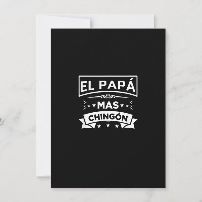 Invitation Le Pape, le père mexicain espagnol le plus drôle (Devant)
