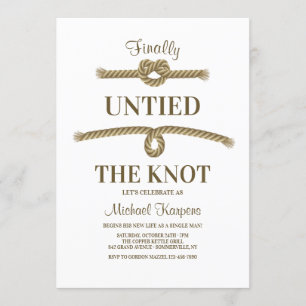 Invitation Le Parti Du Divorce Du Knot A Délié