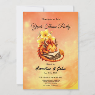 Invitation Le petit dragon mystique. 