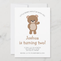 Le Petit Ours Tourne Deux Bois Deuxième Anniversai