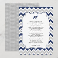 Le poème de baby shower vous remercient des notes,