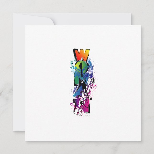 Invitation Le pouvoir des femmes est devenu fier (Devant)