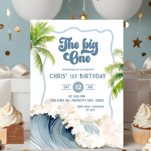 Invitation Le premier anniversaire de la Big One Summer Beach