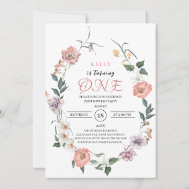 Invitation Le Printemps fleur sauvage fête