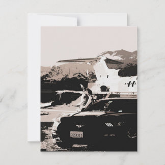 Invitation Le propriétaire de Mustang en attente d'art| cadea