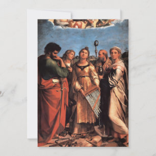 Invitation le retable Saint Cecilia