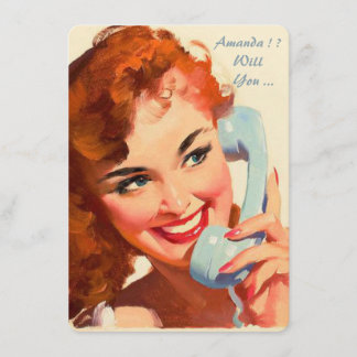Invitation Le rétro pin-up fait sur commande soit ma