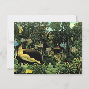 Invitation Le rêve d'Henri Rousseau (1910)