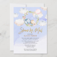Le rêve nuageux de l'ours des bois | Baby shower p